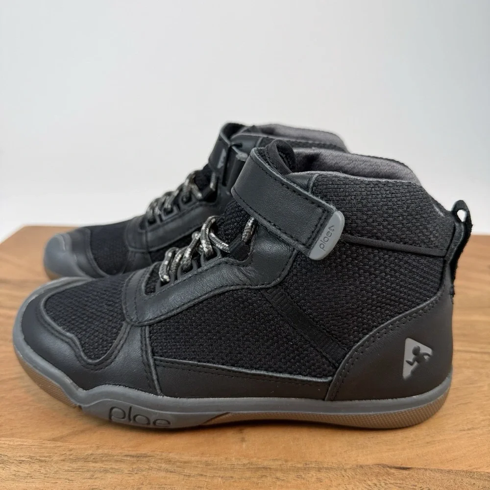 New Little Kids Plae Kaiden Waterproof Black Hiking Boots Shoes Size 12.5‎ C